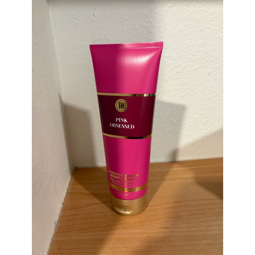 Bath & Body Works Pink Obsessed Ultimate Hydration Body Cream 8 Oz. NEW